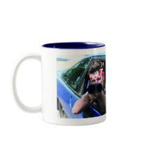J&DB shotgun mug (blue) by 3rdfloorstore J&DB shotgun mug (blue)