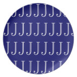"J" DINNER PLATE