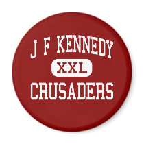 J F Kennedy - Crusaders - Middle - Natick magnets by customteamsportswear J F Kennedy - Crusaders - Middle - Natick magnets