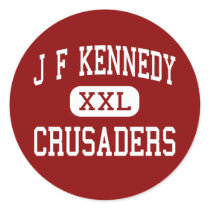 J F Kennedy - Crusaders - Middle - Natick stickers by customteamsportswear J F Kennedy - Crusaders - Middle - Natick stickers