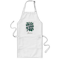 J for Jasmine Flower Monogram aprons