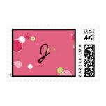 J initial postage stamp