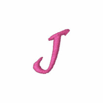 J-Initial Zip Jacket-Embroidered embroidered shirts