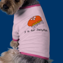 J is for Jellyfish pet clothing