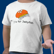 J is for Jellyfish T-Shirt t-shirts