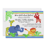 J is for Jungle Baby Shower Invites