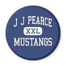 J J Pearce - Mustangs - High - Richardson Texas magnets