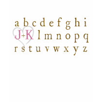J + K = Alphabet Love t-shirts
