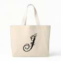 J letter J bag graphic fashion