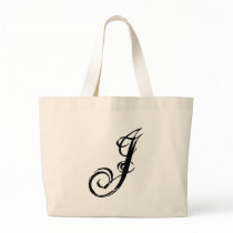 j letter J bag graphic fashion