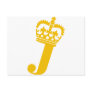 J - Letter - Name Postcards