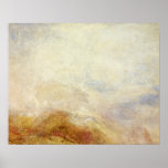 J. M. W. Turner - A mountain scene, Val d'Aosta Poster