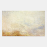 J. M. W. Turner - A mountain scene, Val d'Aosta Rectangular Sticker