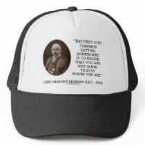 J.P. Morgan First Step Towards Getting Somewhere hats