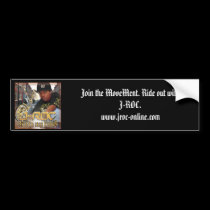 J-ROC "Join the Movement" Bumber Sticker bumper stickers