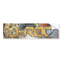 J-ROC RMB Graphic Bumber Sticker bumper stickers
