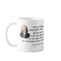 J.S. Bach on Playing Coffee Mug