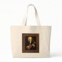 J.S. Bach on Uke Tote Bag