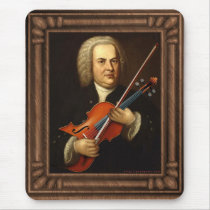 J.S. Bach with a Viola Mouse Pad