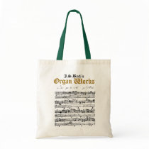 J.S. Bach's Organ Works tote bag