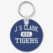 J S Clark Tigers Middle Shreveport Louisiana keychains