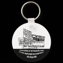 J.S. Mill on Conservatism keychains