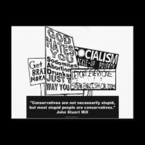 J.S. Mill on Conservatism postcards