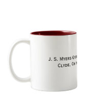 J. S. Myers Grocery, Clyde, Ohio mugs by RLiebold J. S. Myers Grocery, Clyde, Ohio mugs