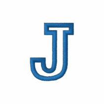 "J" Small Athletic Letter