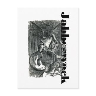 Jabberwock Postcard postcard