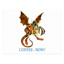 JABBERWOCKY - COFFEE NOW POST CARDS