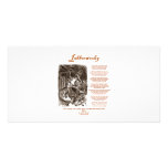 Jabberwocky Poem by Lewis Carroll (Black Adder) Photo Greeting Card