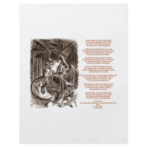 Jabberwocky Poem by Lewis Carroll Personalized Flyer