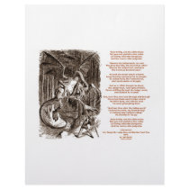 Jabberwocky Poem by Lewis Carroll Custom Letterhead