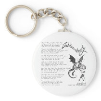 Jabberwocky Poem Key Chain