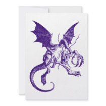 Jabberwocky Purple Invites