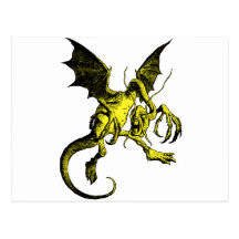 Jabberwocky Yellow Fill Post Cards