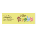 Jabloo Birthday Party Guest Card business cards by Jabloo Jabloo Birthday Party Guest Card business cards