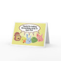 Jabloo Birthday Party Thank You Card card