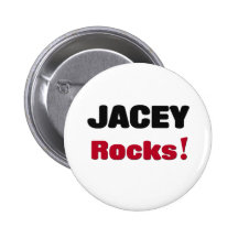 Jacey Rocks Pinback Buttons