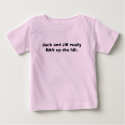 Jack and Jill really RAN up the hill. t-shirts