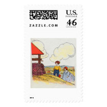 Jack and Jill went up the hill Stamps