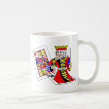 Jack and King Off Card Mug