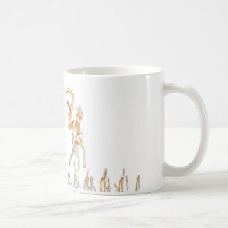 Jack and Qkjea: "Fire People" mug