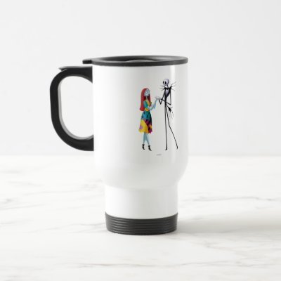 Jack and Sally Holding Hands mugs