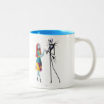 Jack and Sally Holding Hands Mugs