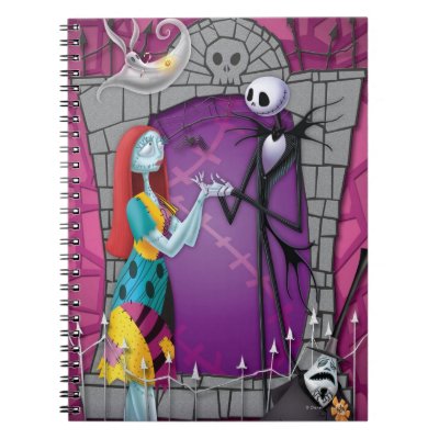 Jack and Sally Holding Hands notebooks
