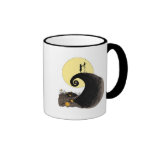 Jack and Sally holding hands under the moonlight Coffee Mugs