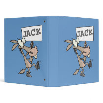 JACK ASS JACKASS DONKEY CARTOON BINDERS