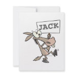 JACK ASS JACKASS DONKEY CARTOON PERSONALIZED INVITES